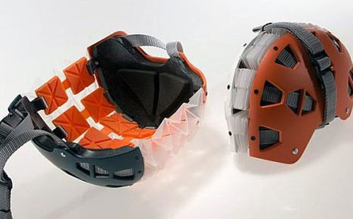 工业产品设计 折叠安全头盔