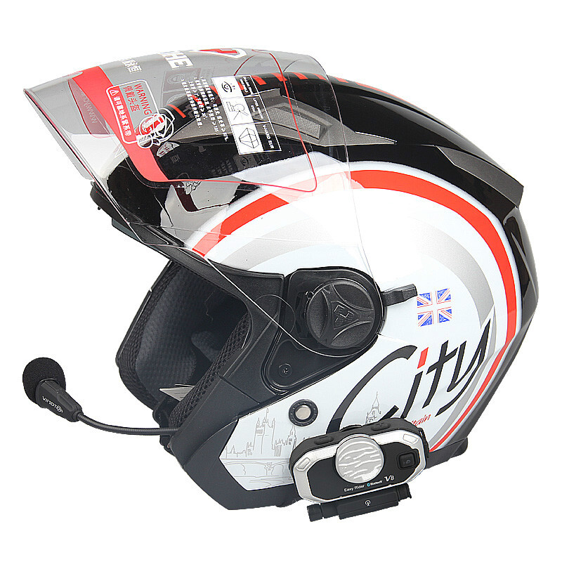 摩车头盔蓝牙耳机防水摩托车装备k线 耳麦套件 k线